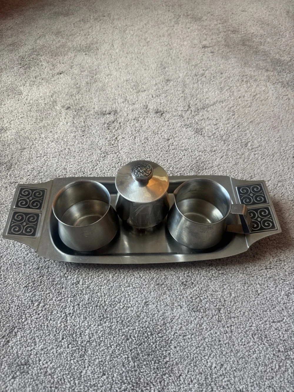 Rogers-Insilco Fashion & International Decorator Vintage Stainless Serving Set